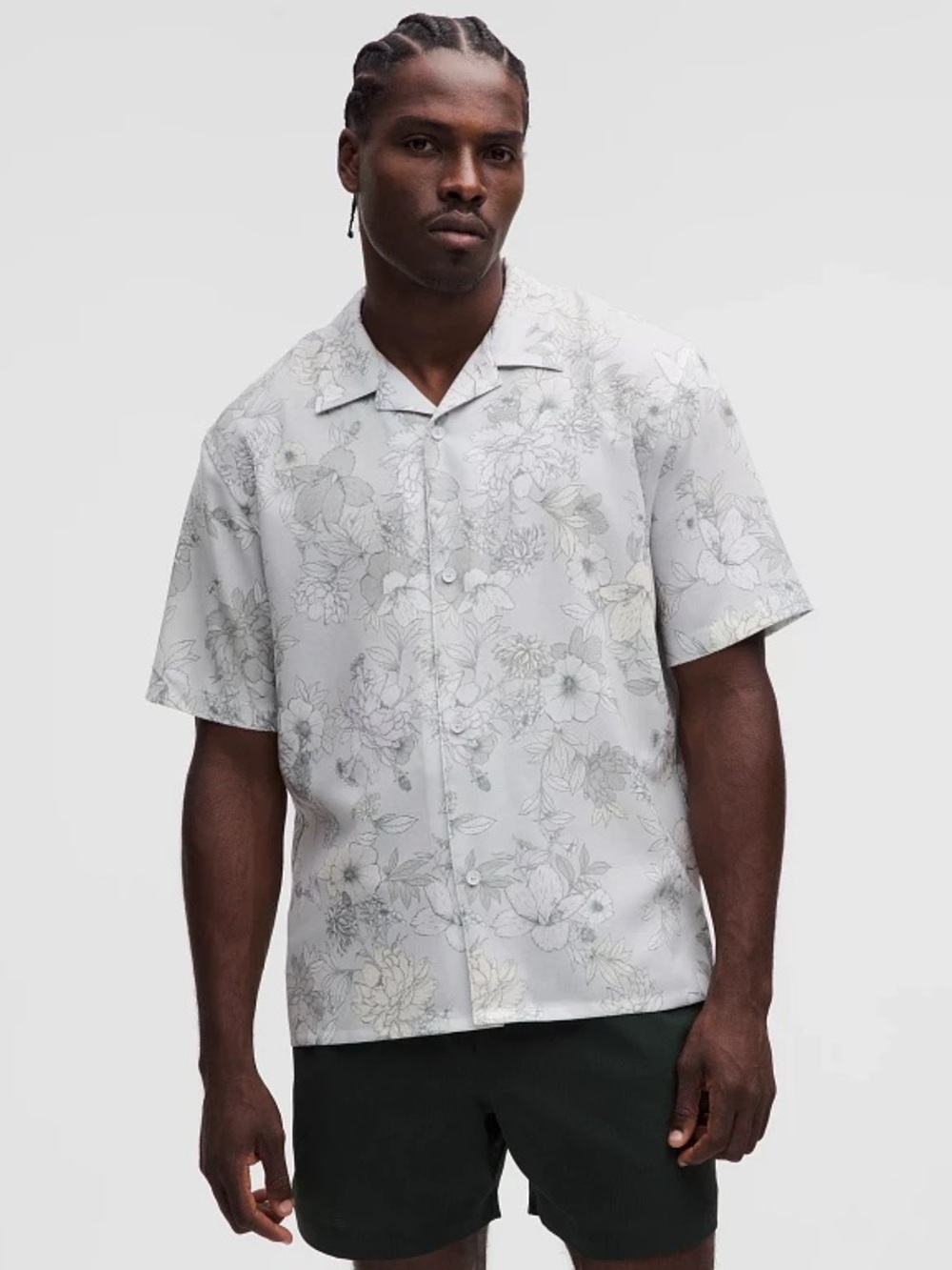 Men’s Lululemon Lightweight Camp Collar Button-Up Shirt Medium NWT